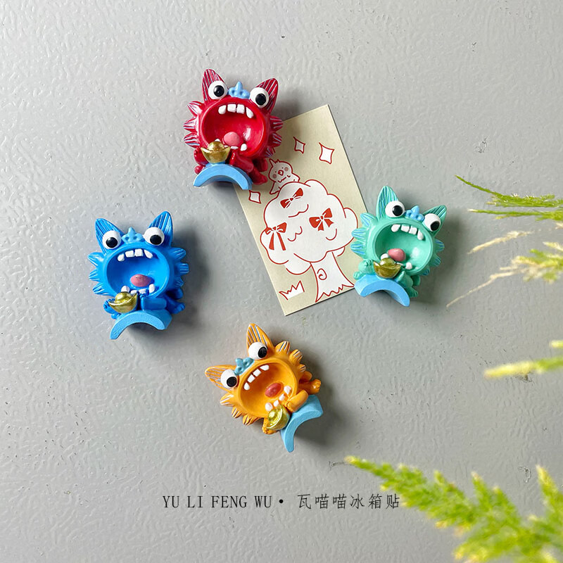一抹屋檐上的靈氣，躍入尋常生活——云南瓦貓冰箱貼深度解析